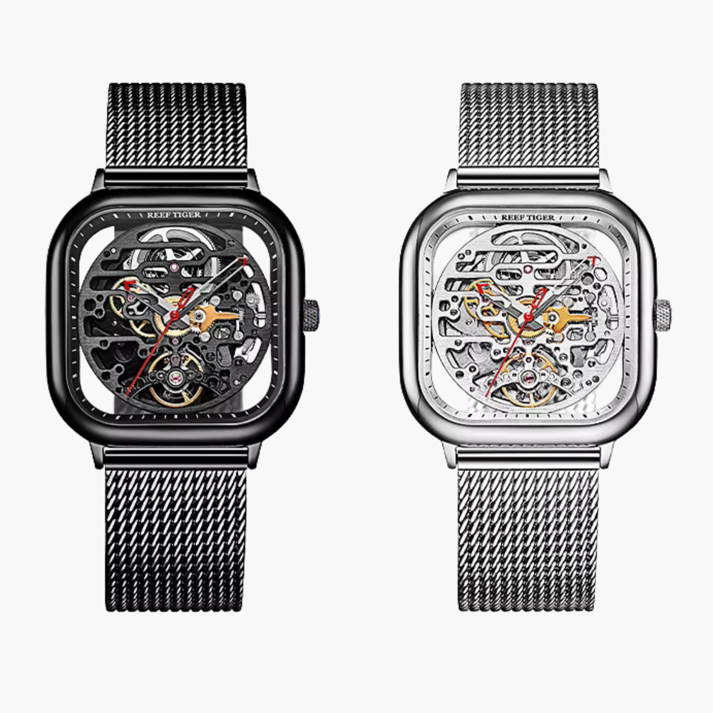 GJR Square Skeleton - Silver Steel