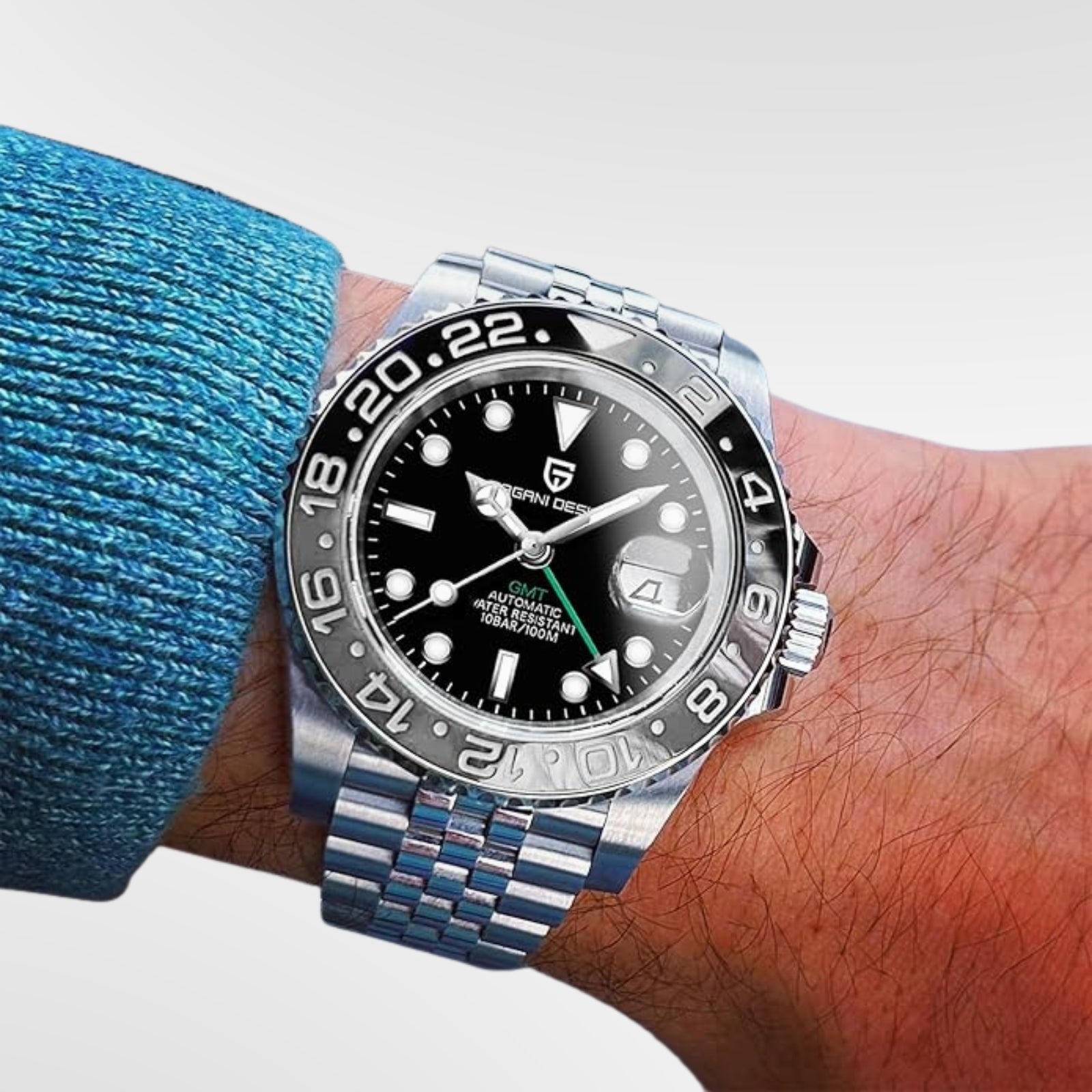 PD GMT DESIGN Silver & Black