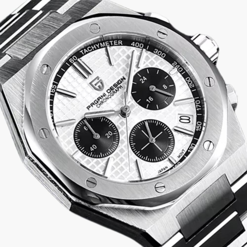 GJR Royal Chronograph White