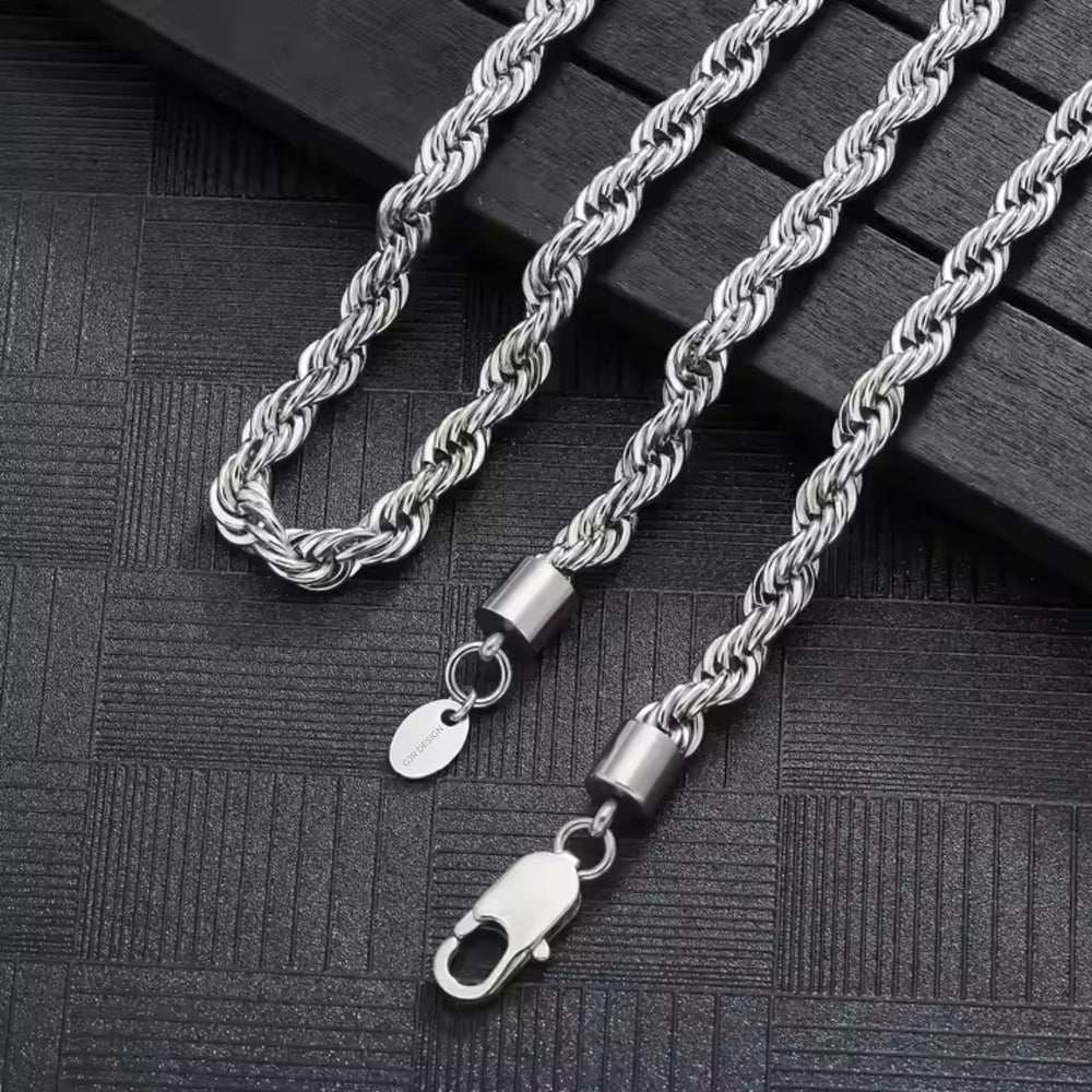 Rope Chain (Silver) 6mm
