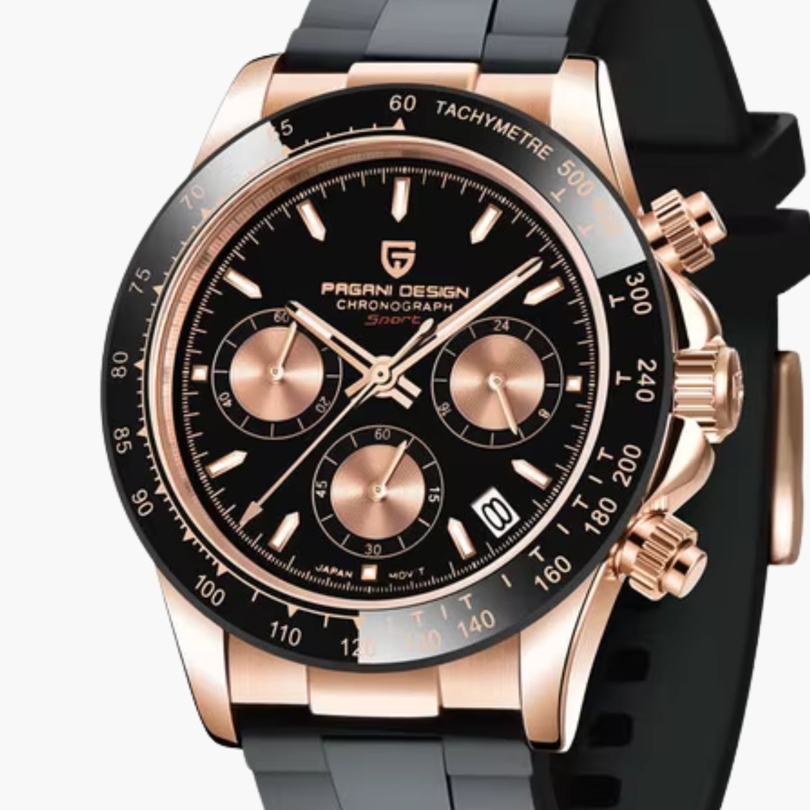 GJR OdyxFlex Chronograph Rose Gold