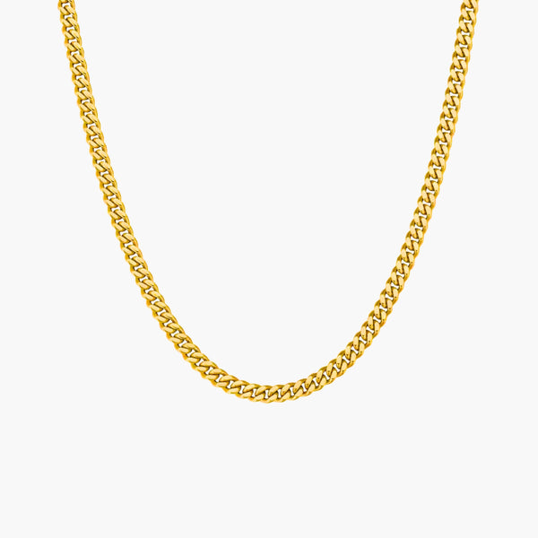 Cuban Link Necklace (Gold) 5mm