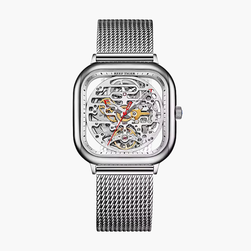 GJR Square Skeleton - Silver Steel