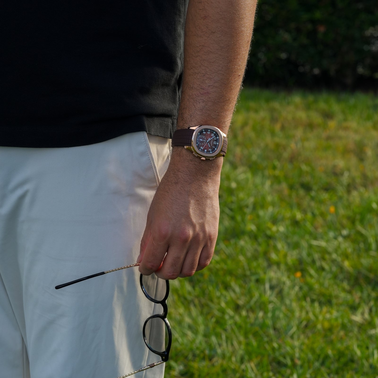 GJR Nautic Chronograph Rose Gold