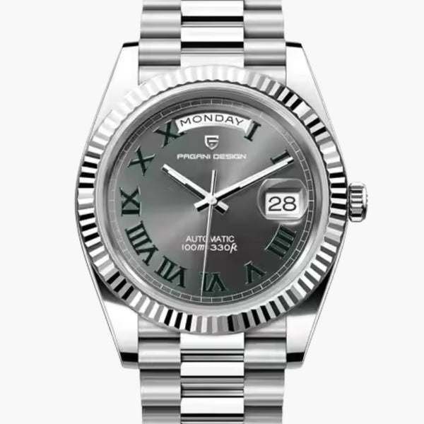 GJR Silver Prestige - Gray & Green