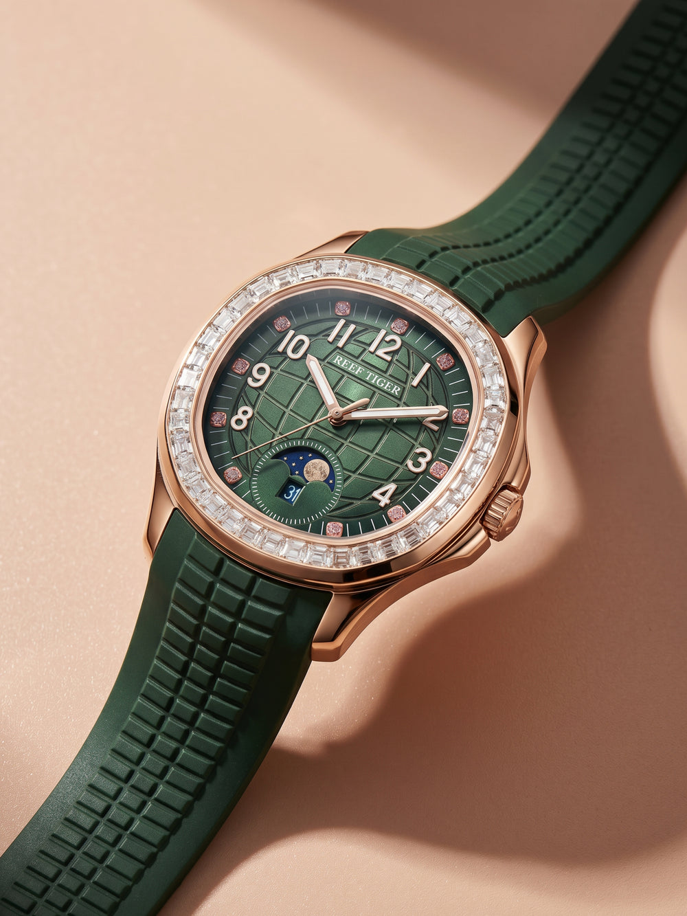 GJR Aquanautic Baguette – Rose Emerald