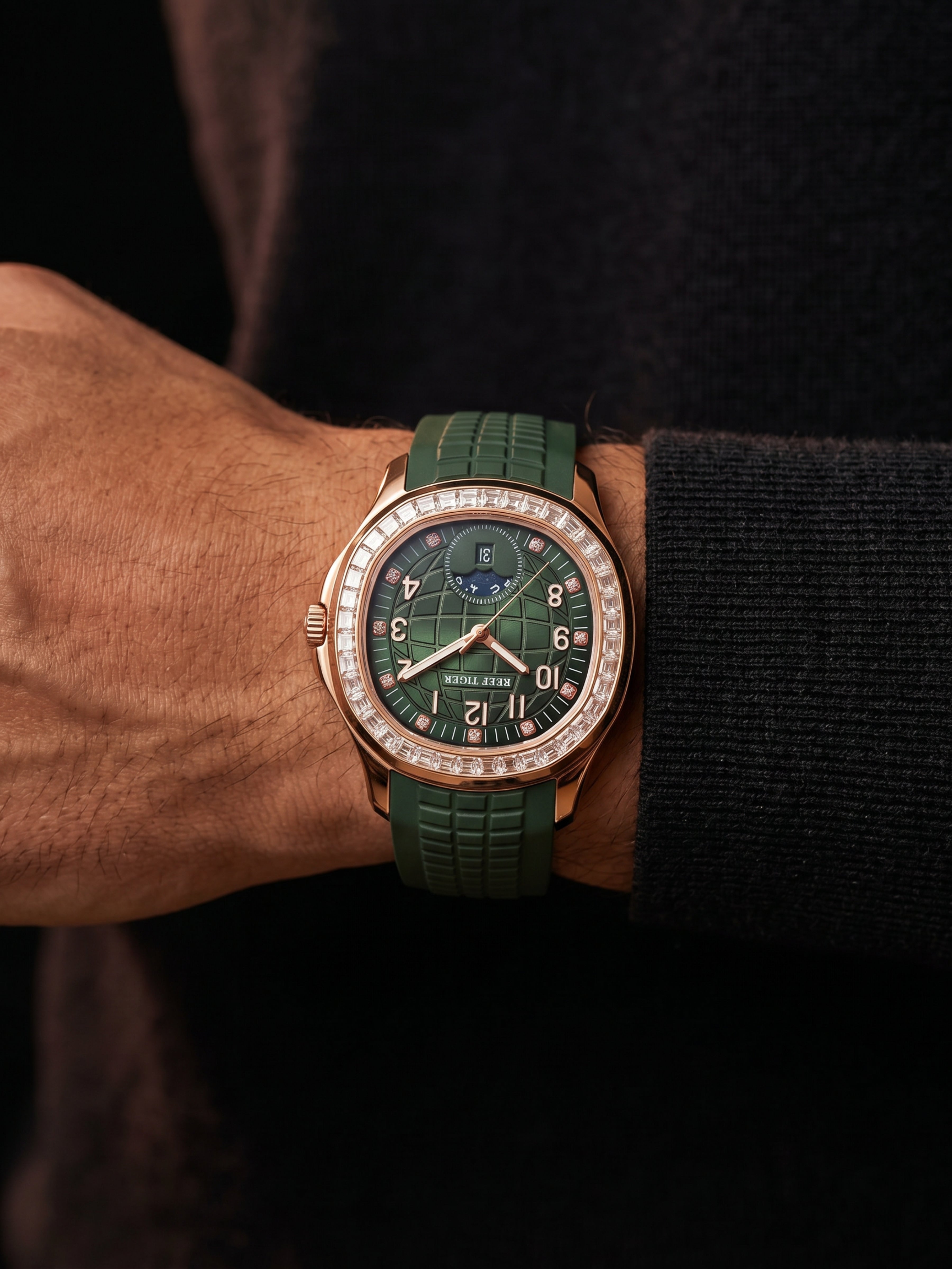 GJR Aquanautic Baguette – Rose Emerald