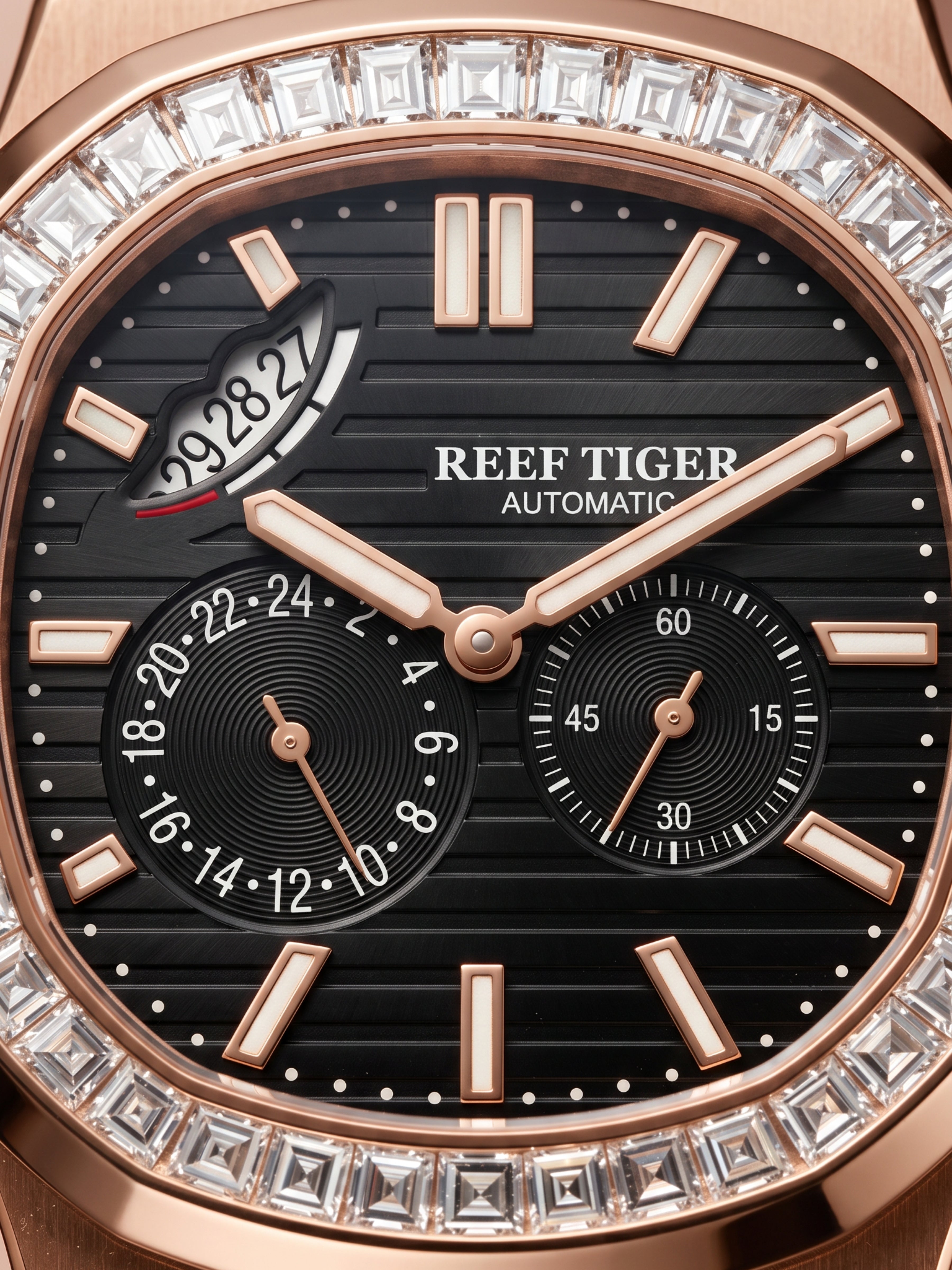 GJR Nautic Baguette – Rose Onyx