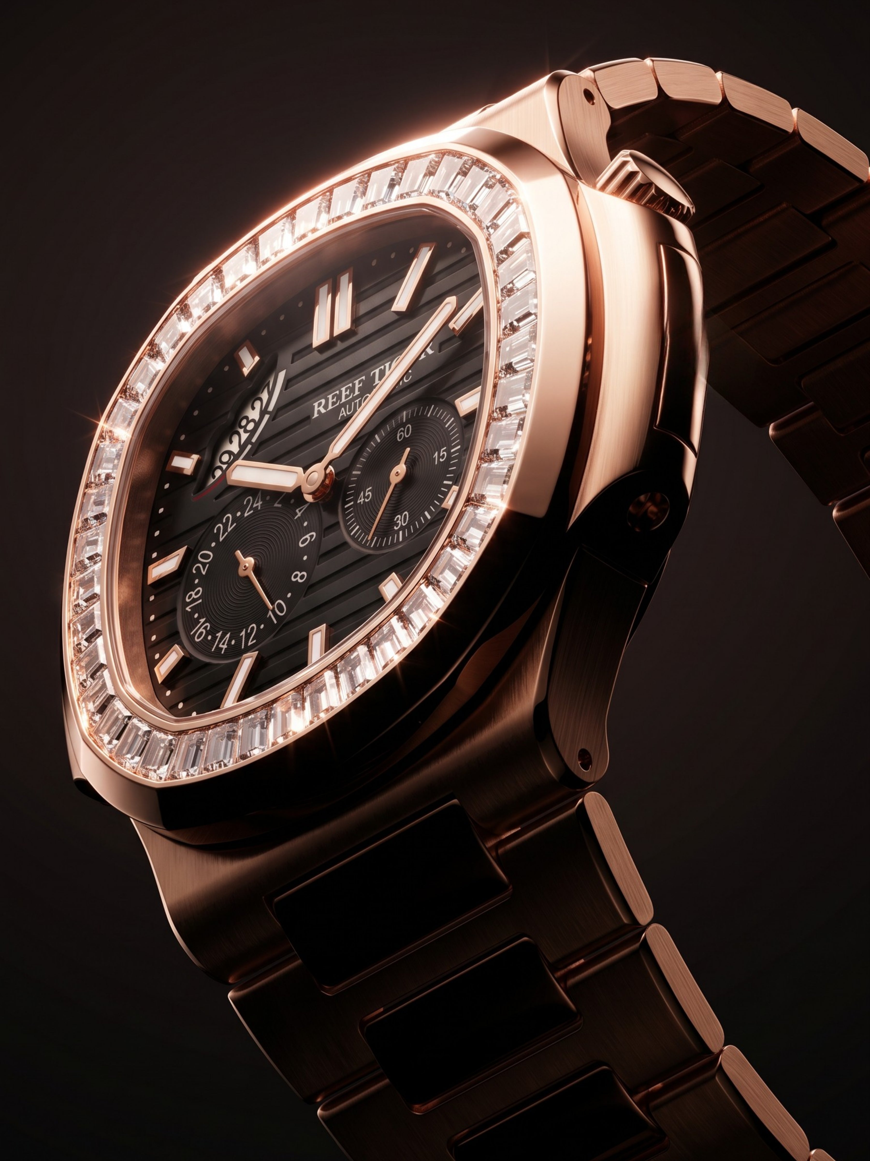 GJR Nautic Baguette – Rose Onyx