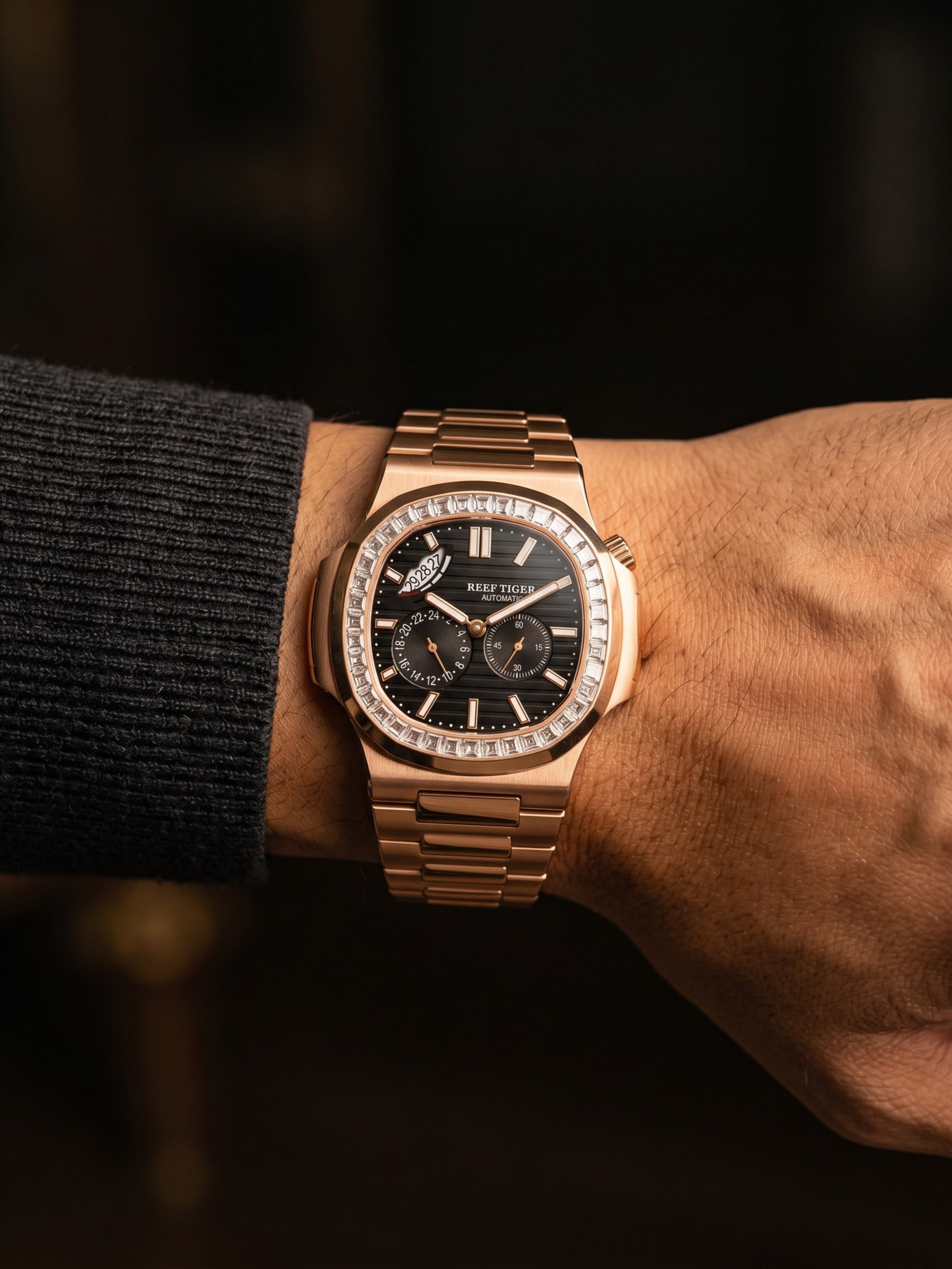 GJR Nautic Baguette – Rose Onyx