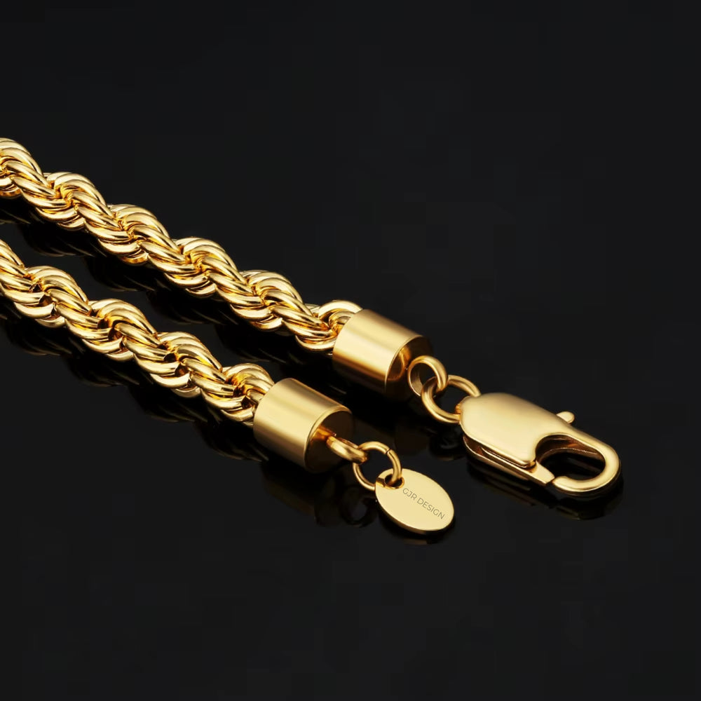 Rope Bracelet (Gold) 6mm