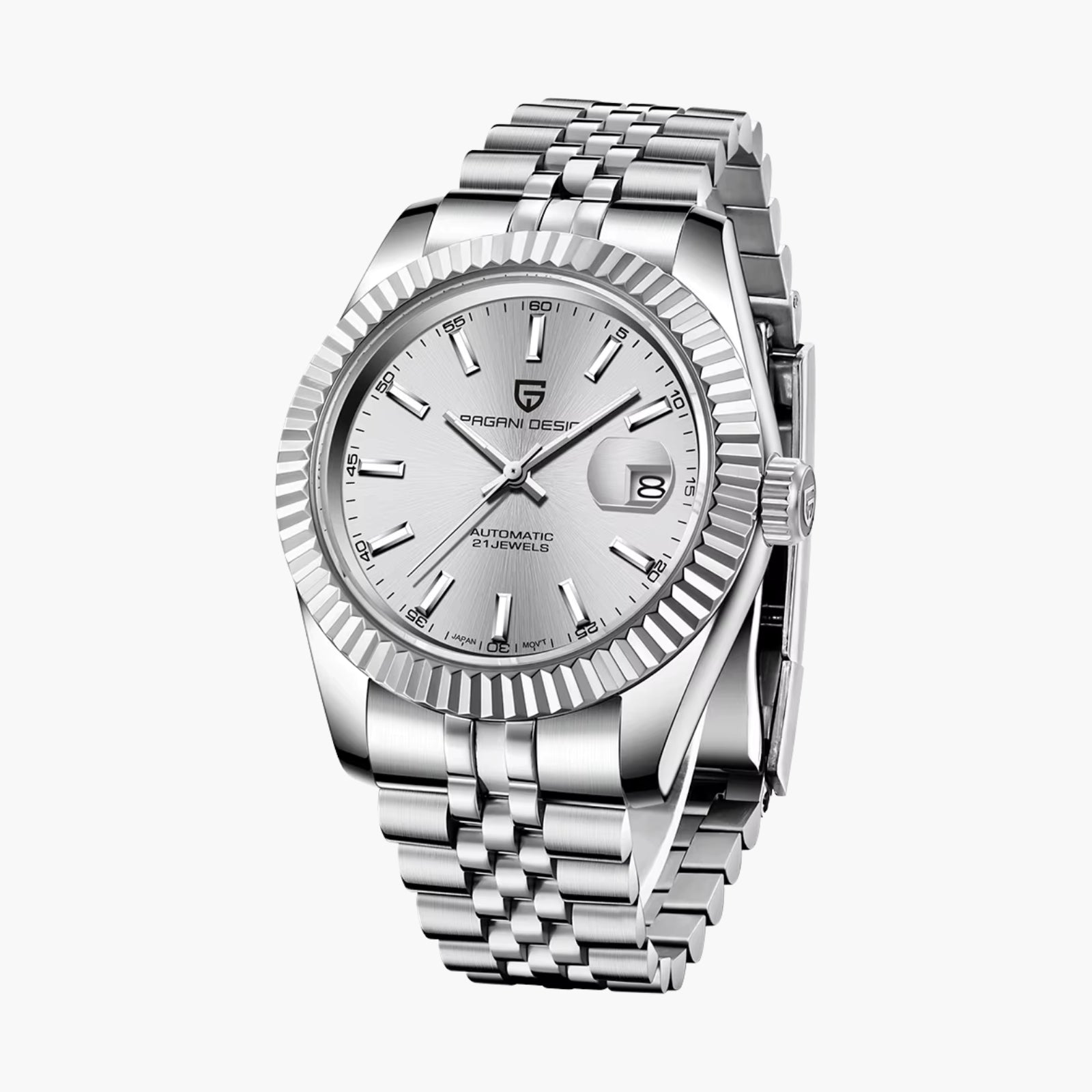 PD Elegance Date Silver