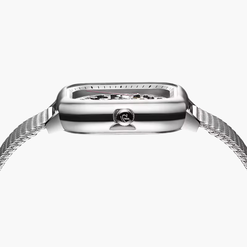 GJR Square Skeleton - Silver Steel