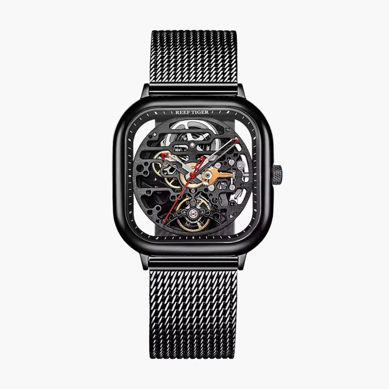 GJR Square Skeleton - Obsidian Black