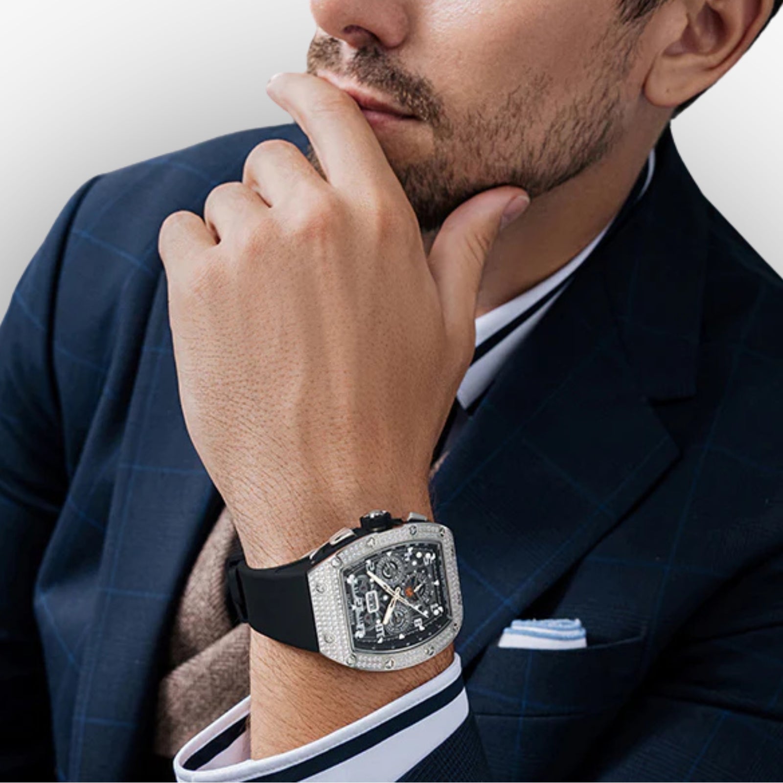 GJR Diamond Skeleton Black Ice