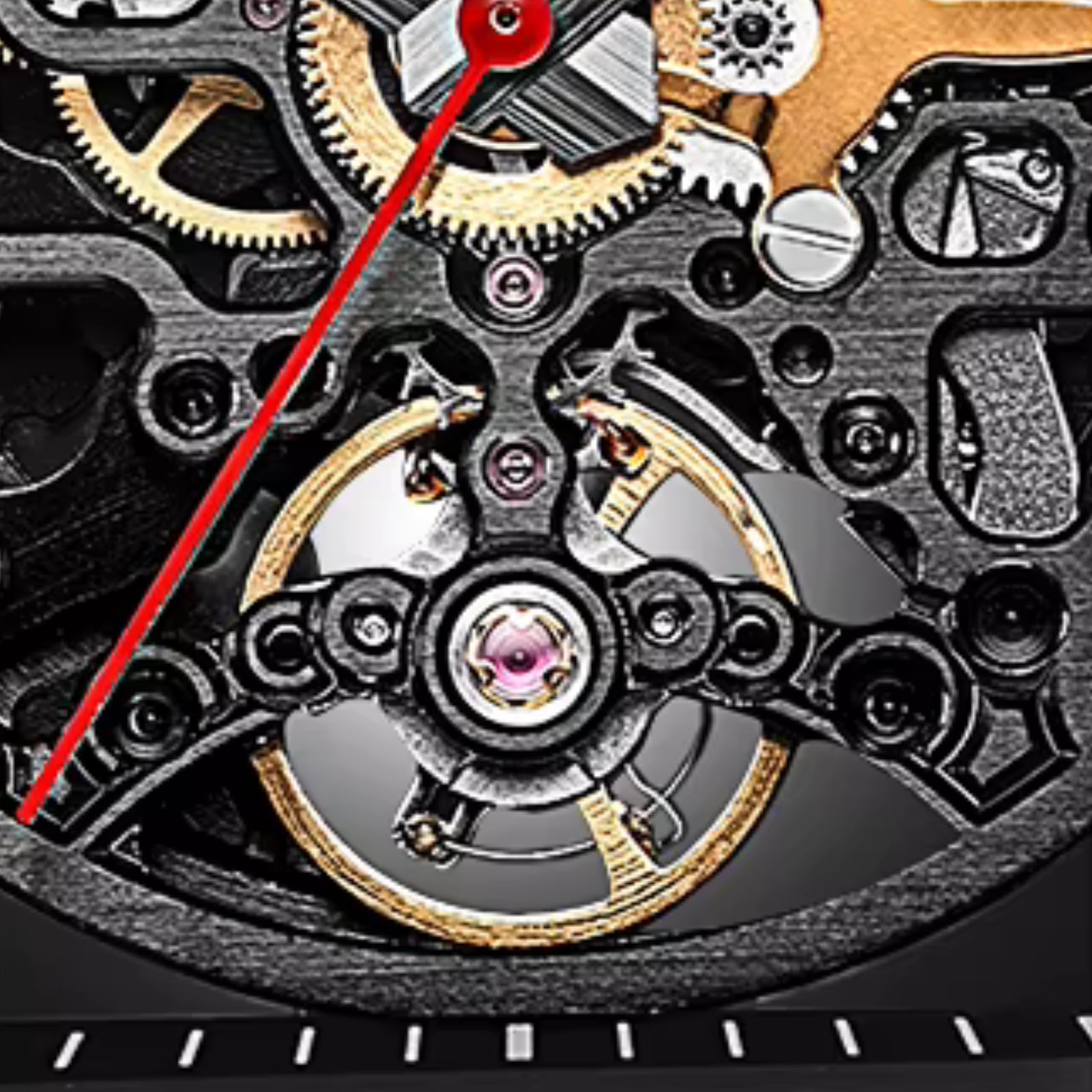 GJR Square Skeleton - Obsidian Black