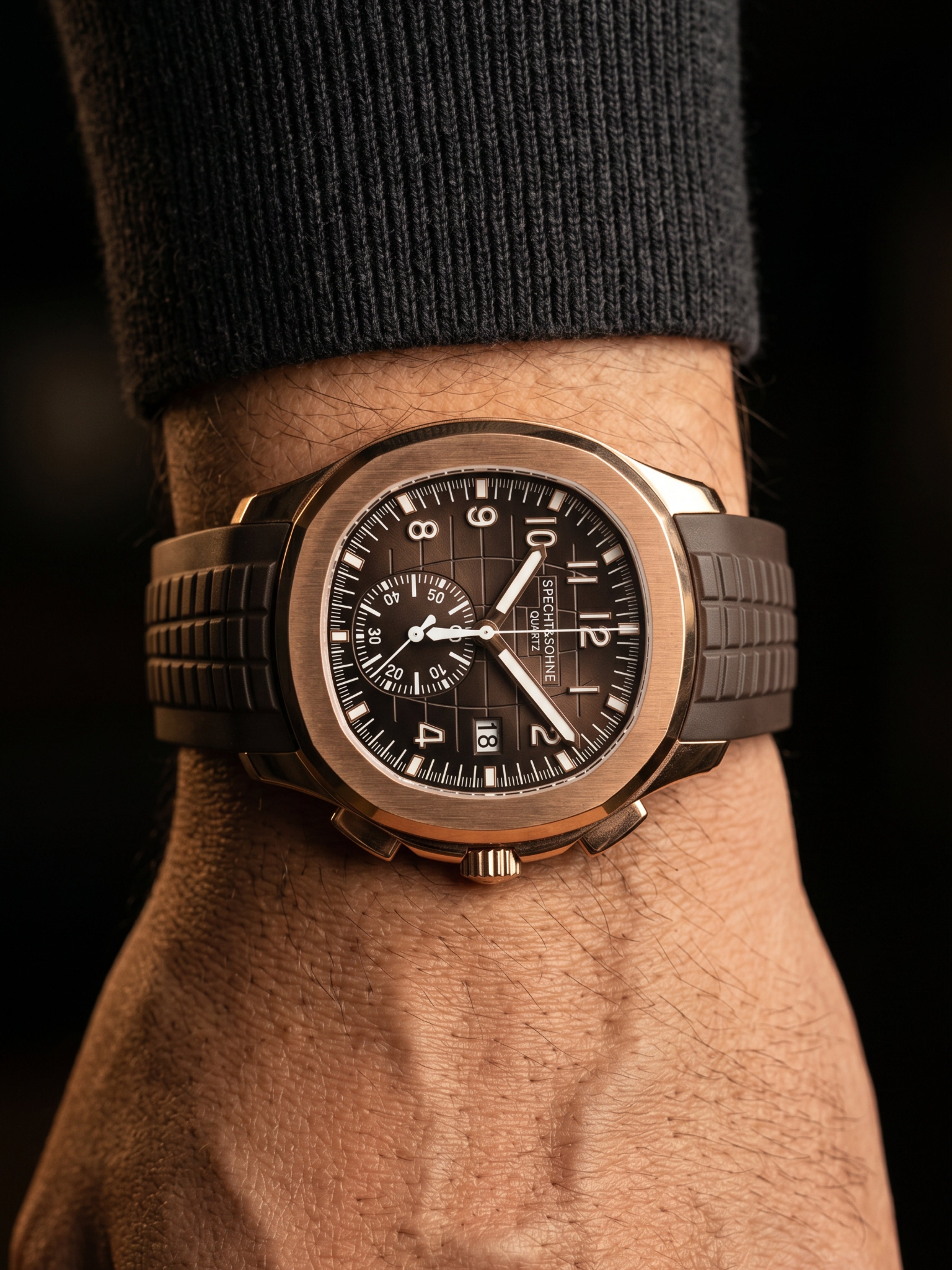 GJR Aquanautic Chronograph - Rose Gold