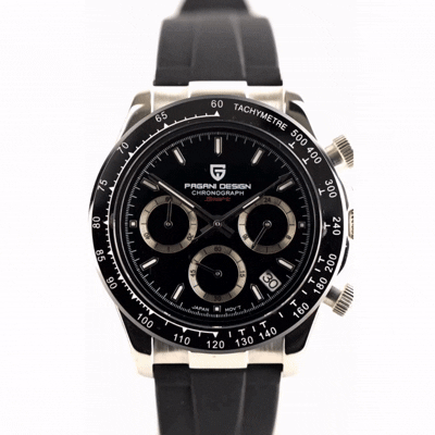 GJR OdyxFlex Chronograph - Black Phantom