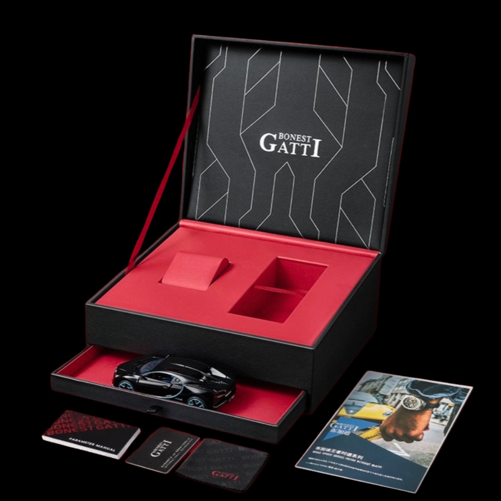 GJR Diamond Skeleton Black Ice