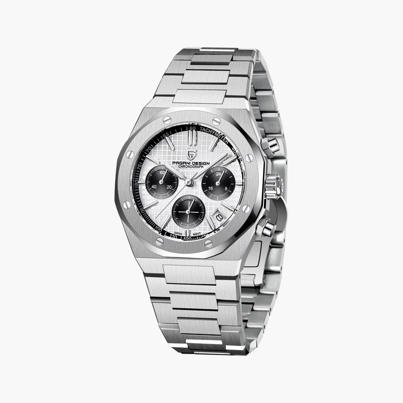 GJR Royal Chronograph White