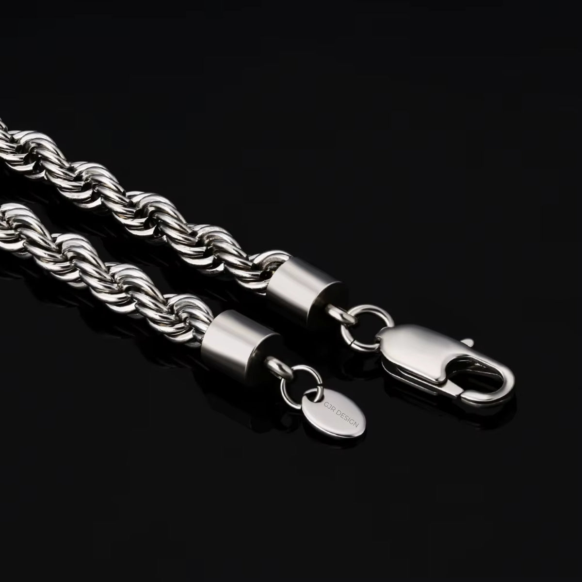 Rope Bracelet (Silver) 6mm