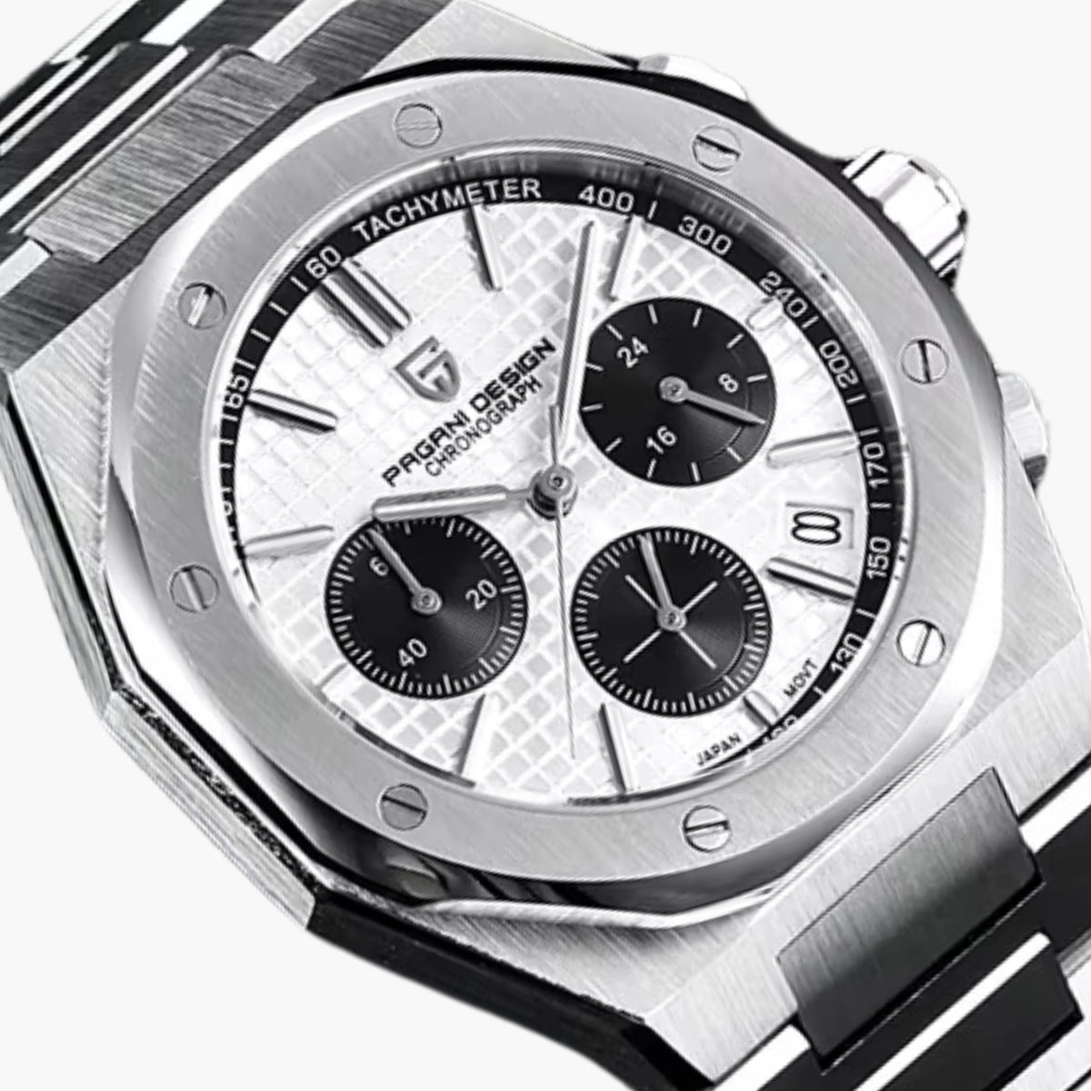 GJR Royal Chronograph White