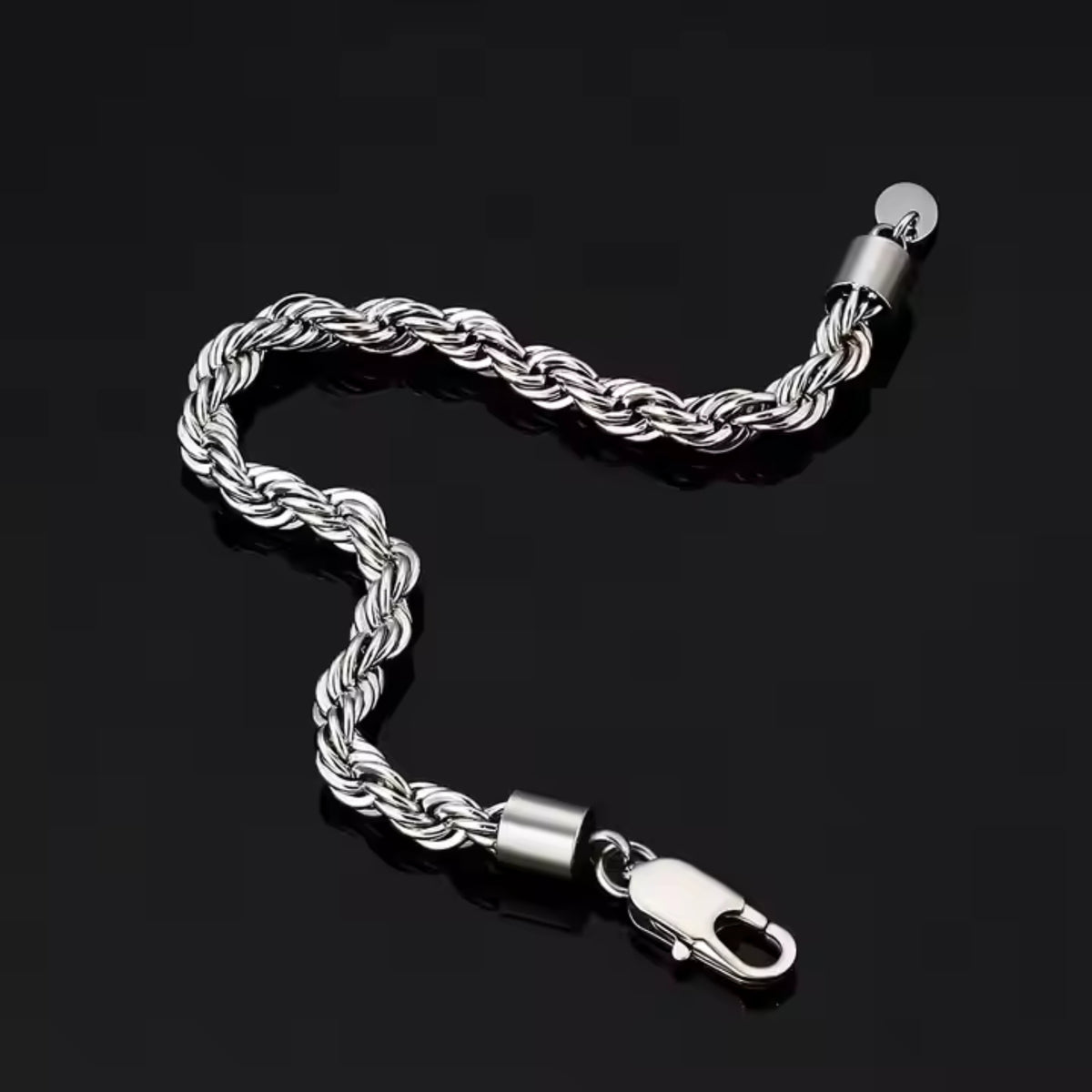 Rope Bracelet (Silver) 6mm