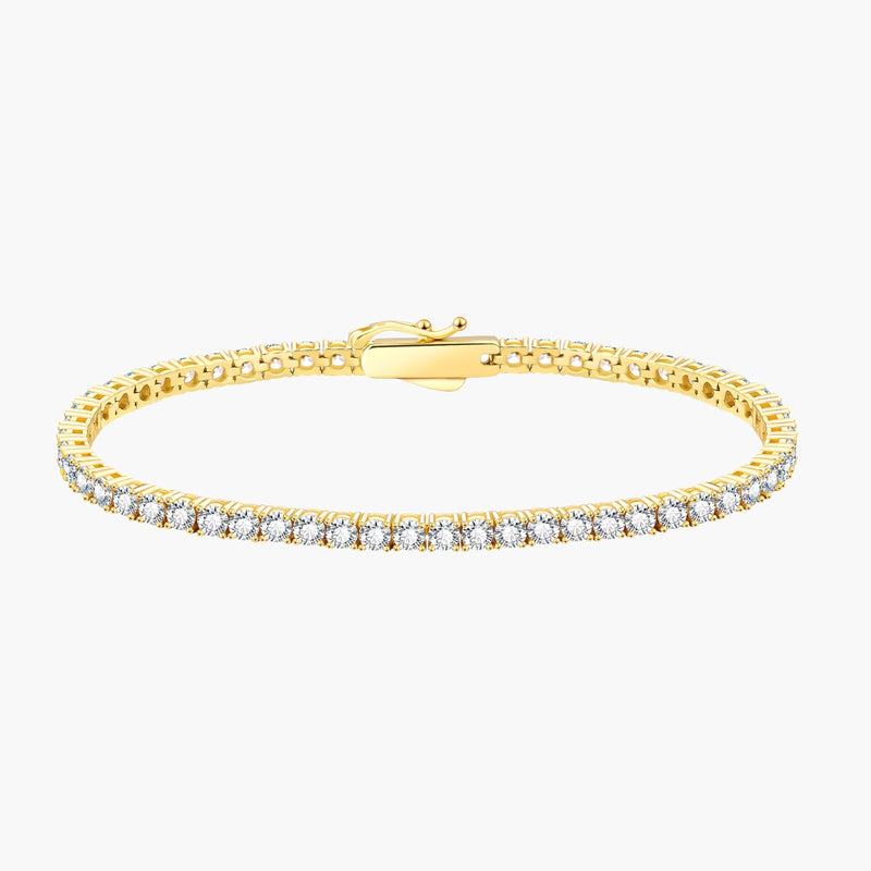 Tennis Bracelet (Gold) 3mm
