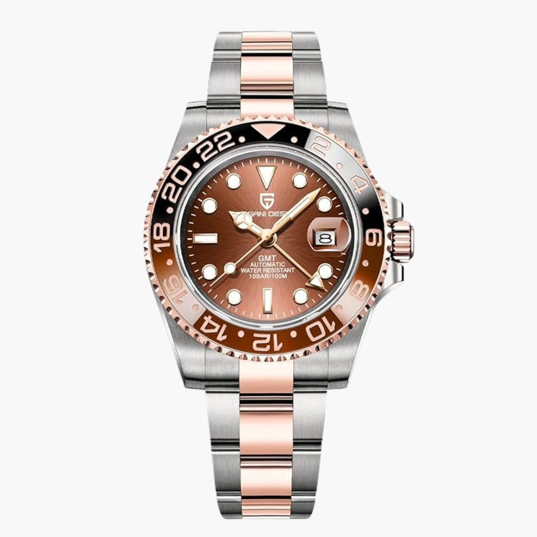 GJR GMT DESIGN - Rose Gold & Brown