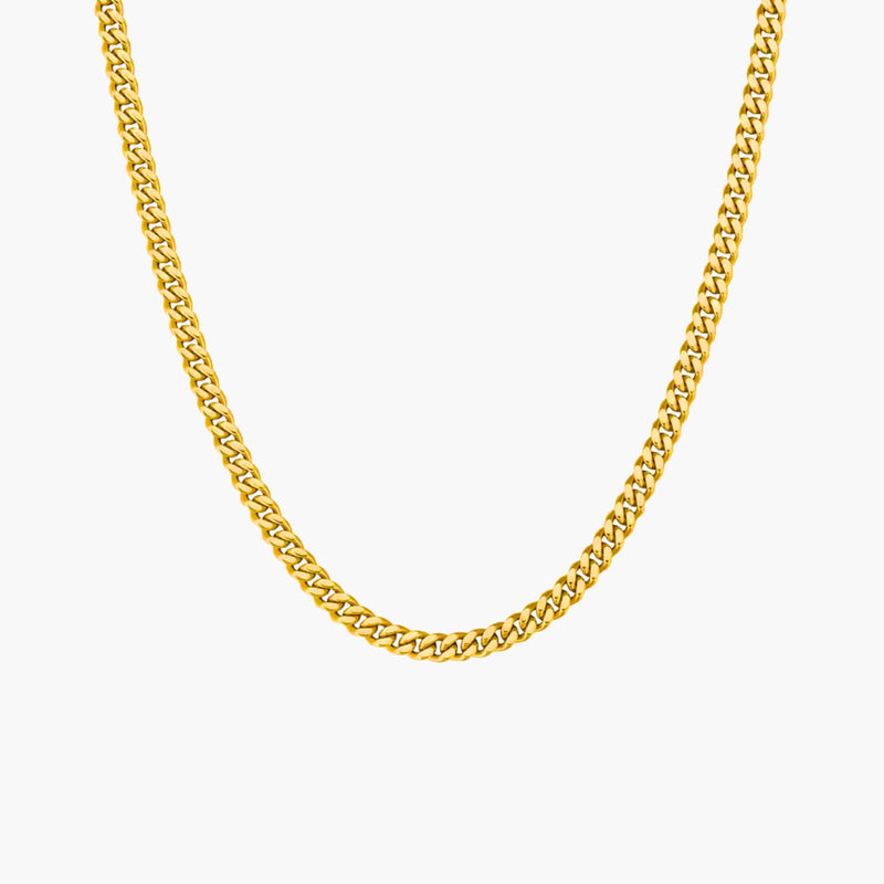 Cuban Link Necklace (Gold) 5mm
