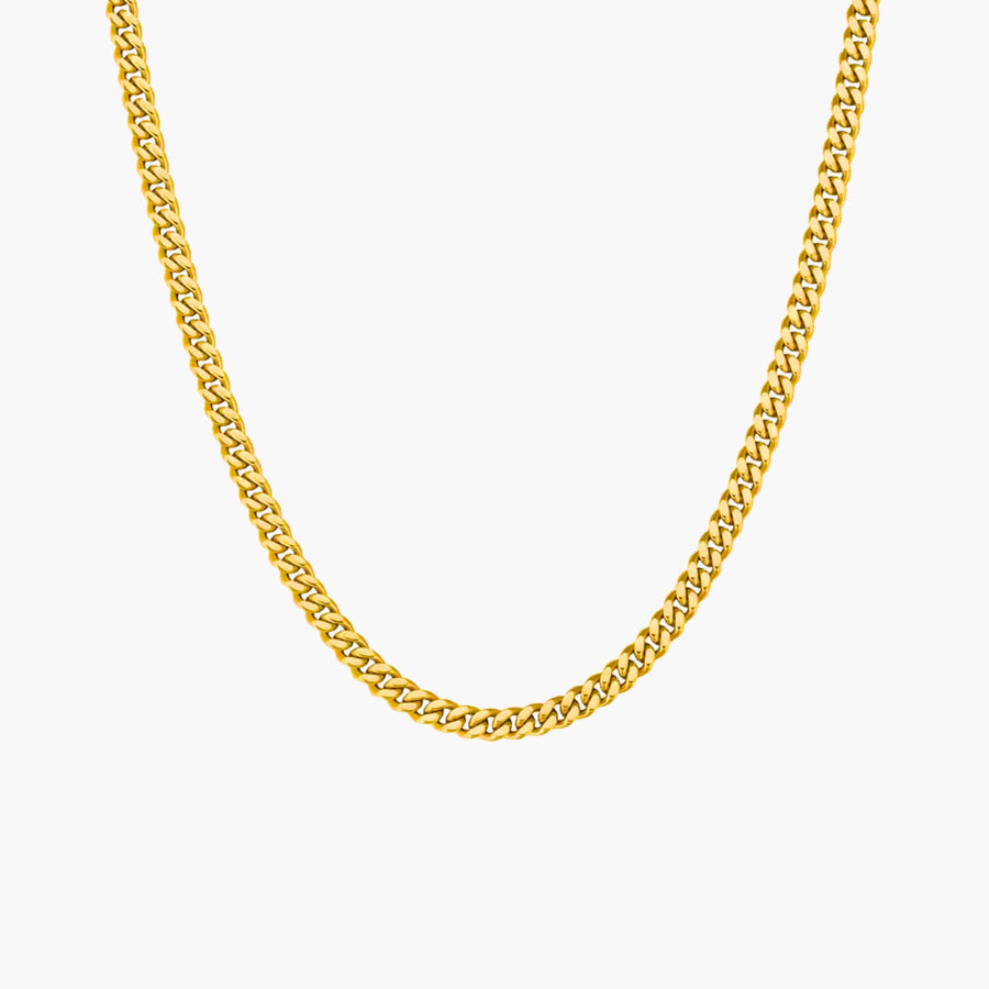 Cuban Link Necklace (Gold) 5mm