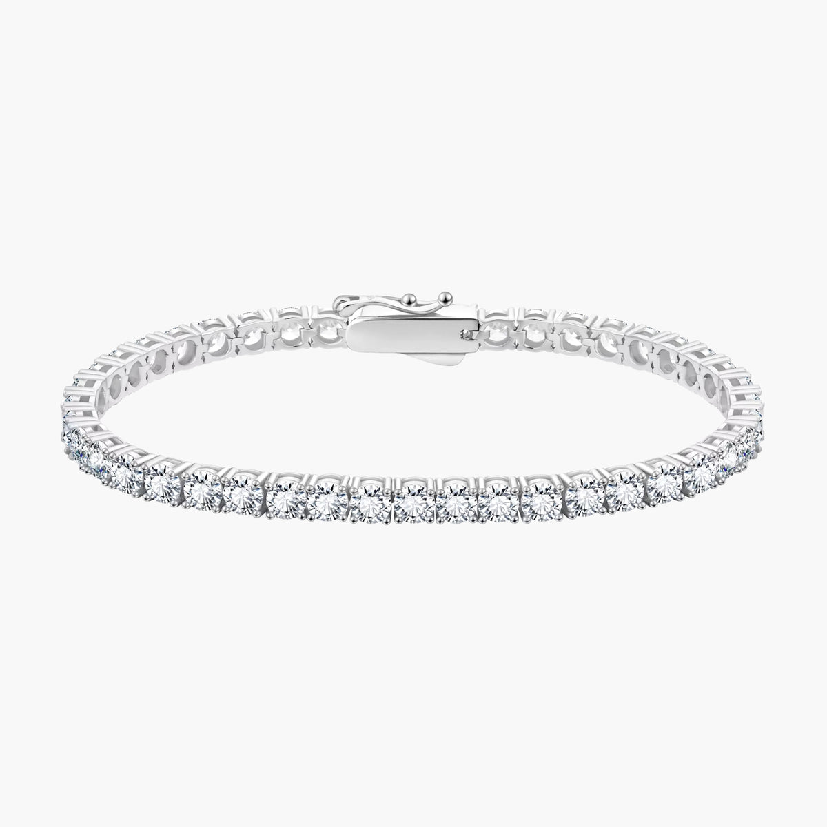 Tennis Bracelet (Silver) 4mm