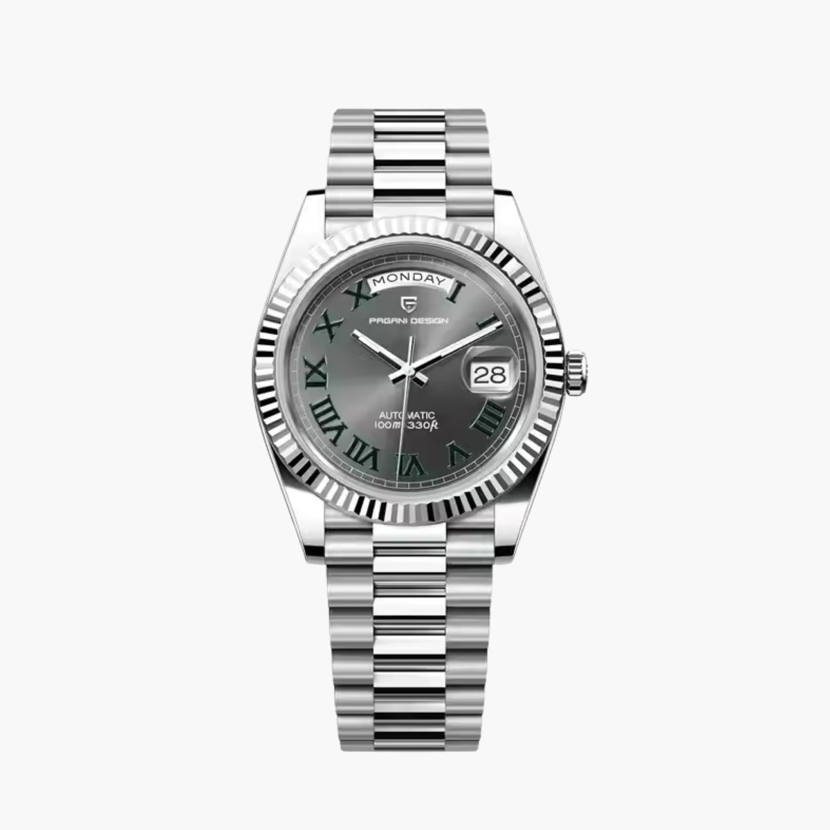 GJR Silver Prestige - Gray & Green