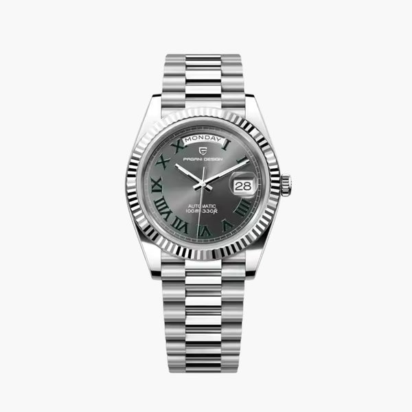 GJR Silver Prestige - Gray & Green
