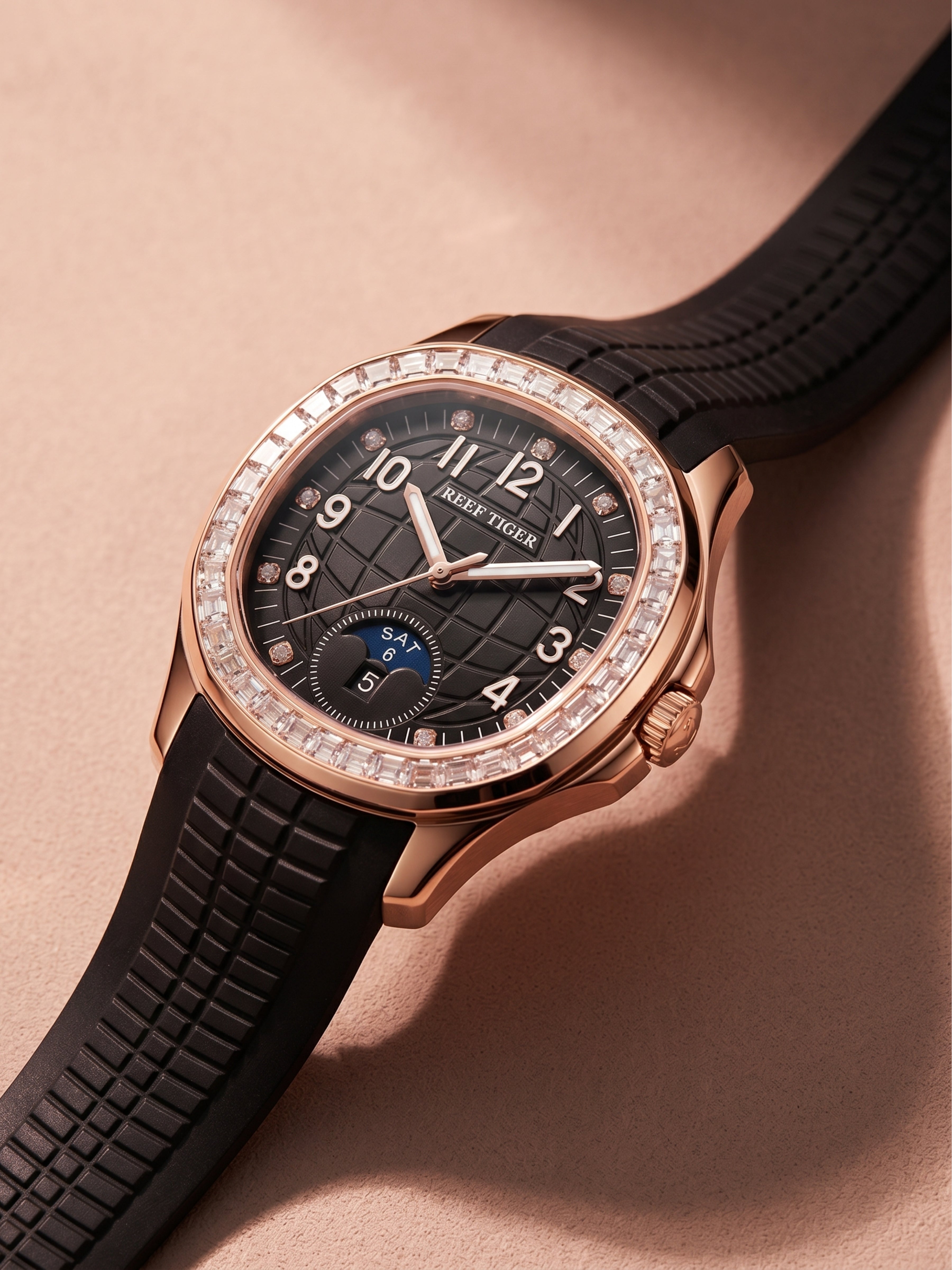 GJR Aquanautic Baguette – Rose Onyx