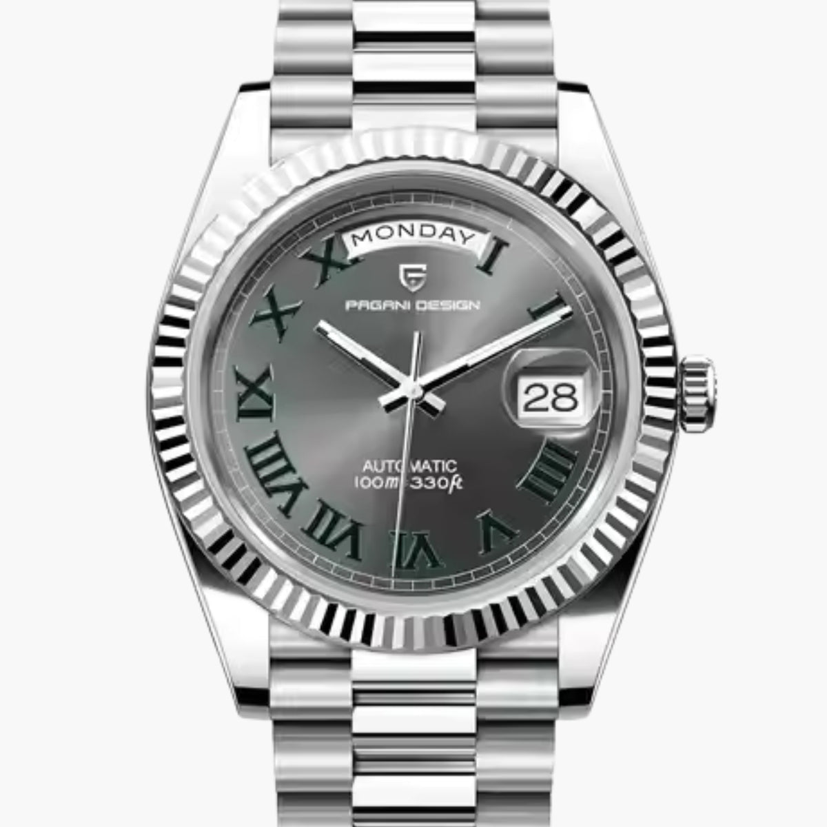 GJR Silver Prestige - Gray & Green