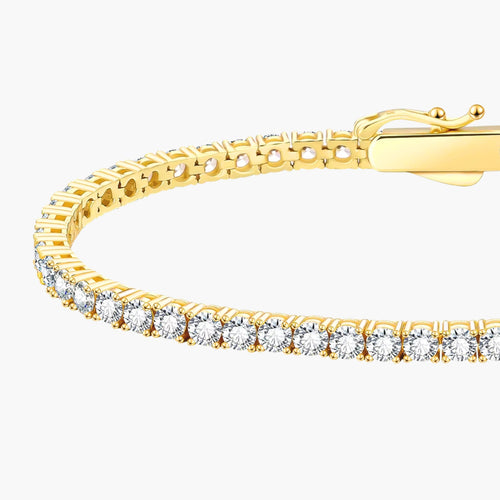 Tennis Bracelet (Gold) 3mm