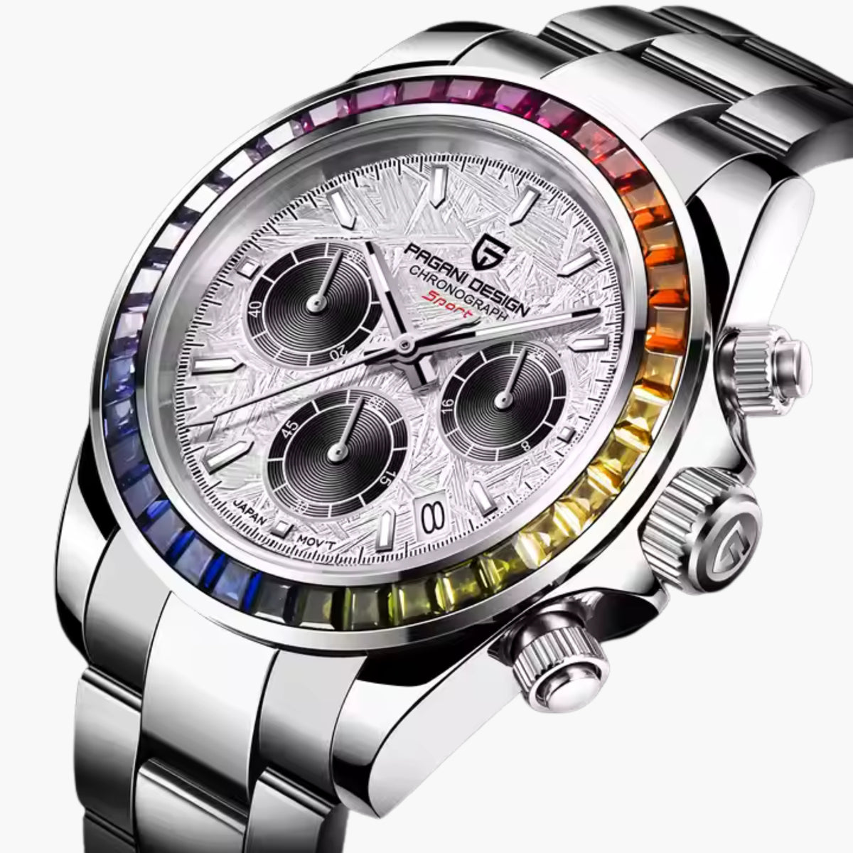 GJR Rainbow Chronograph - Meteorite