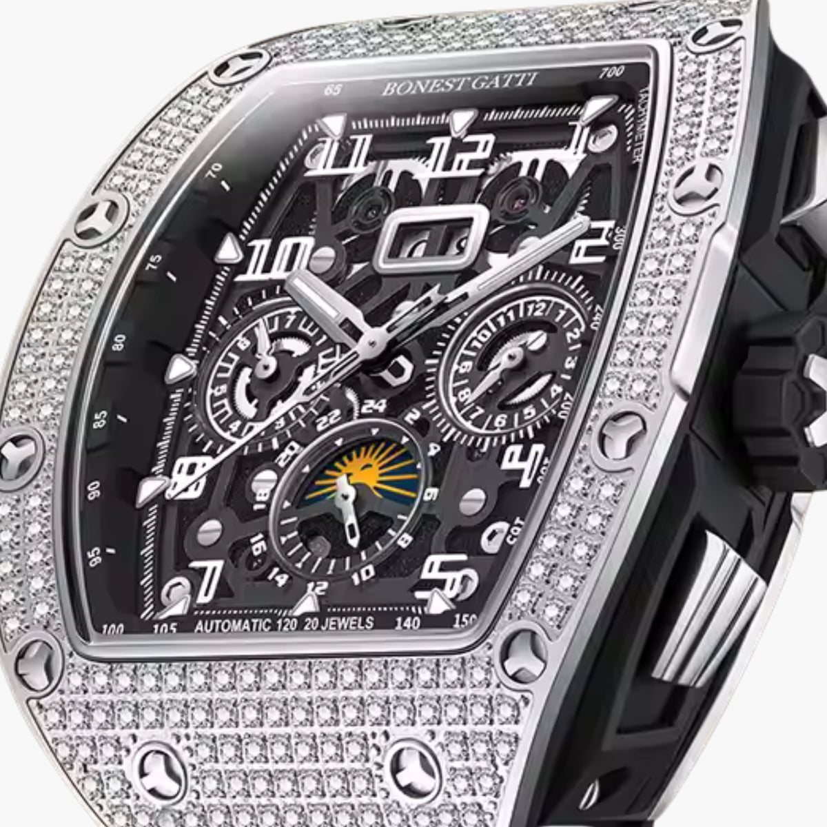 GJR Diamond Skeleton Black Ice