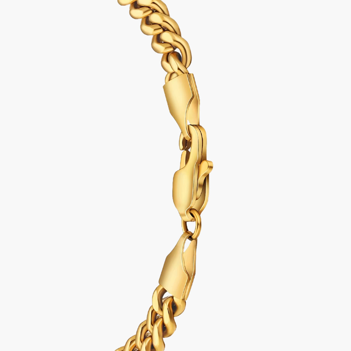 Cuban Link Bracelet (Gold) 5mm