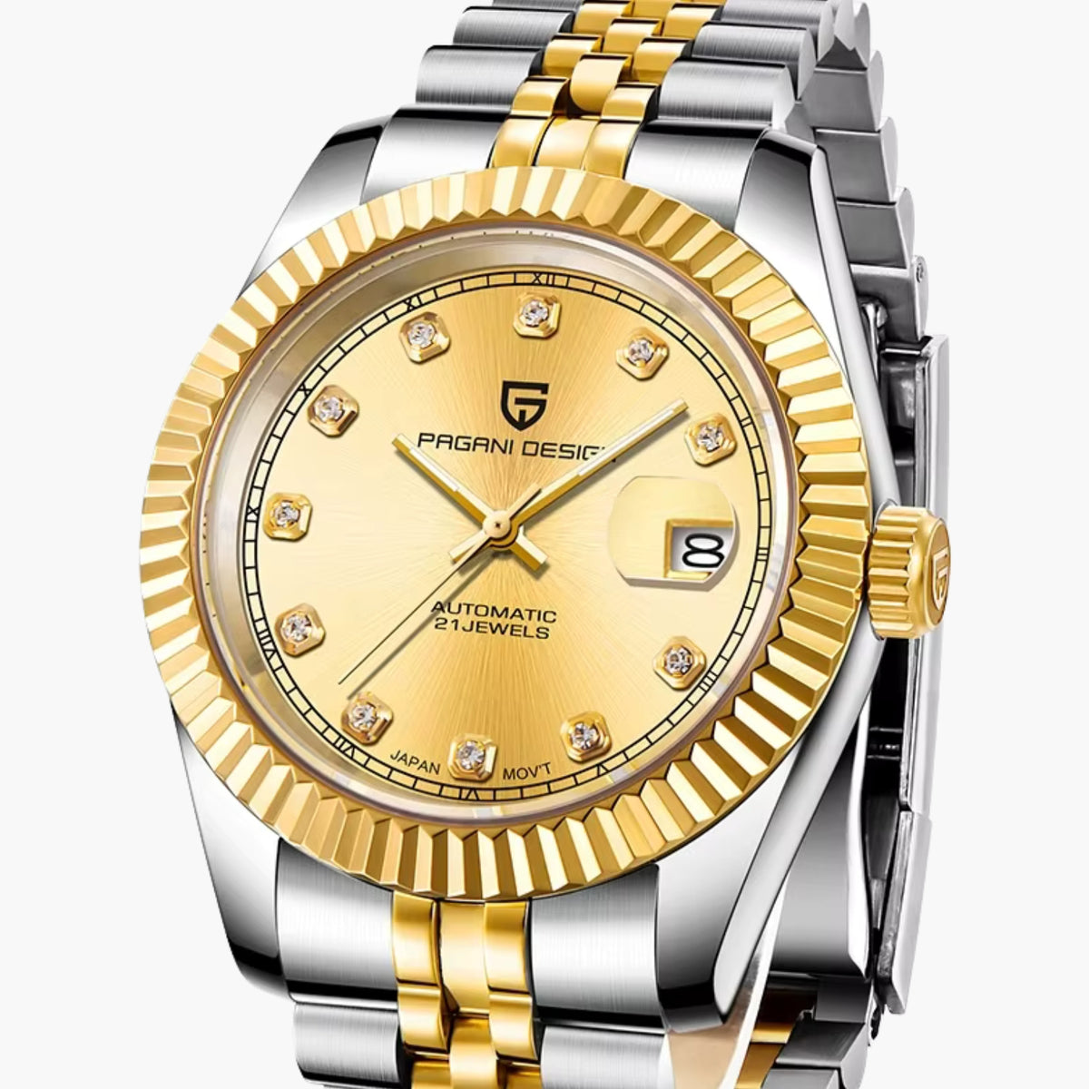 GJR Elegance Date Champagne Diamond