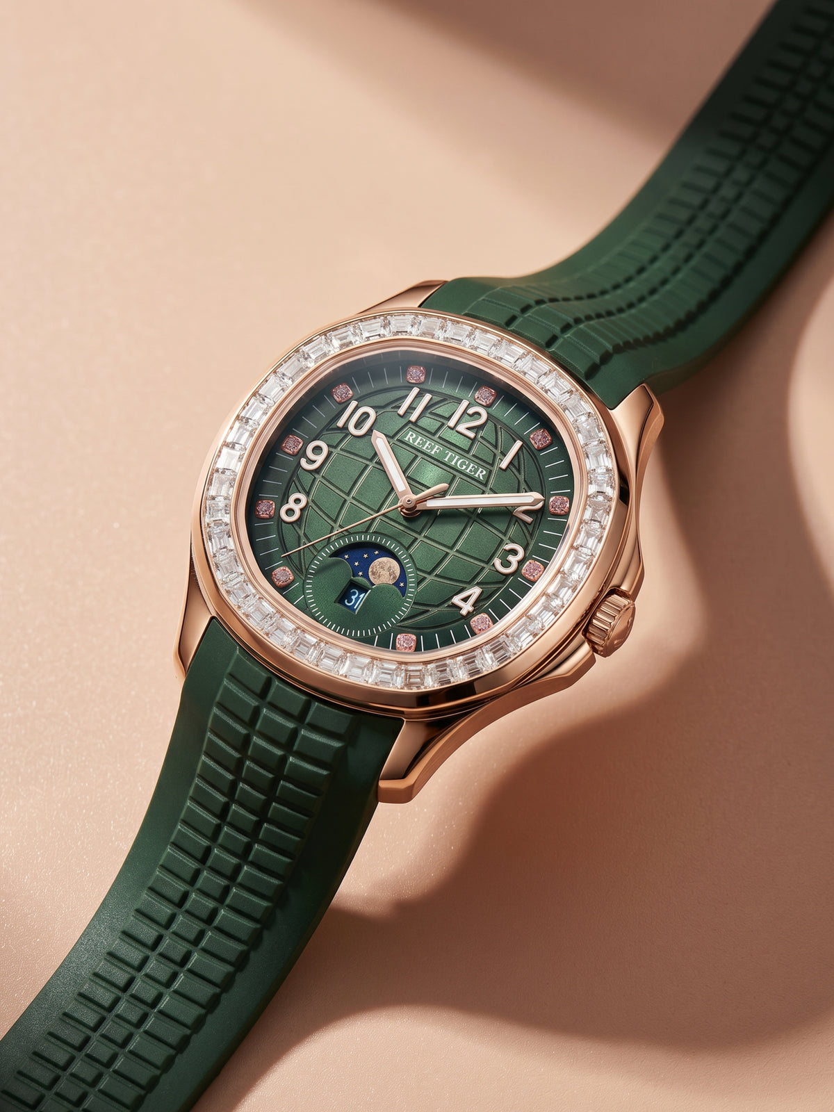 GJR Aquanautic Baguette – Rose Emerald