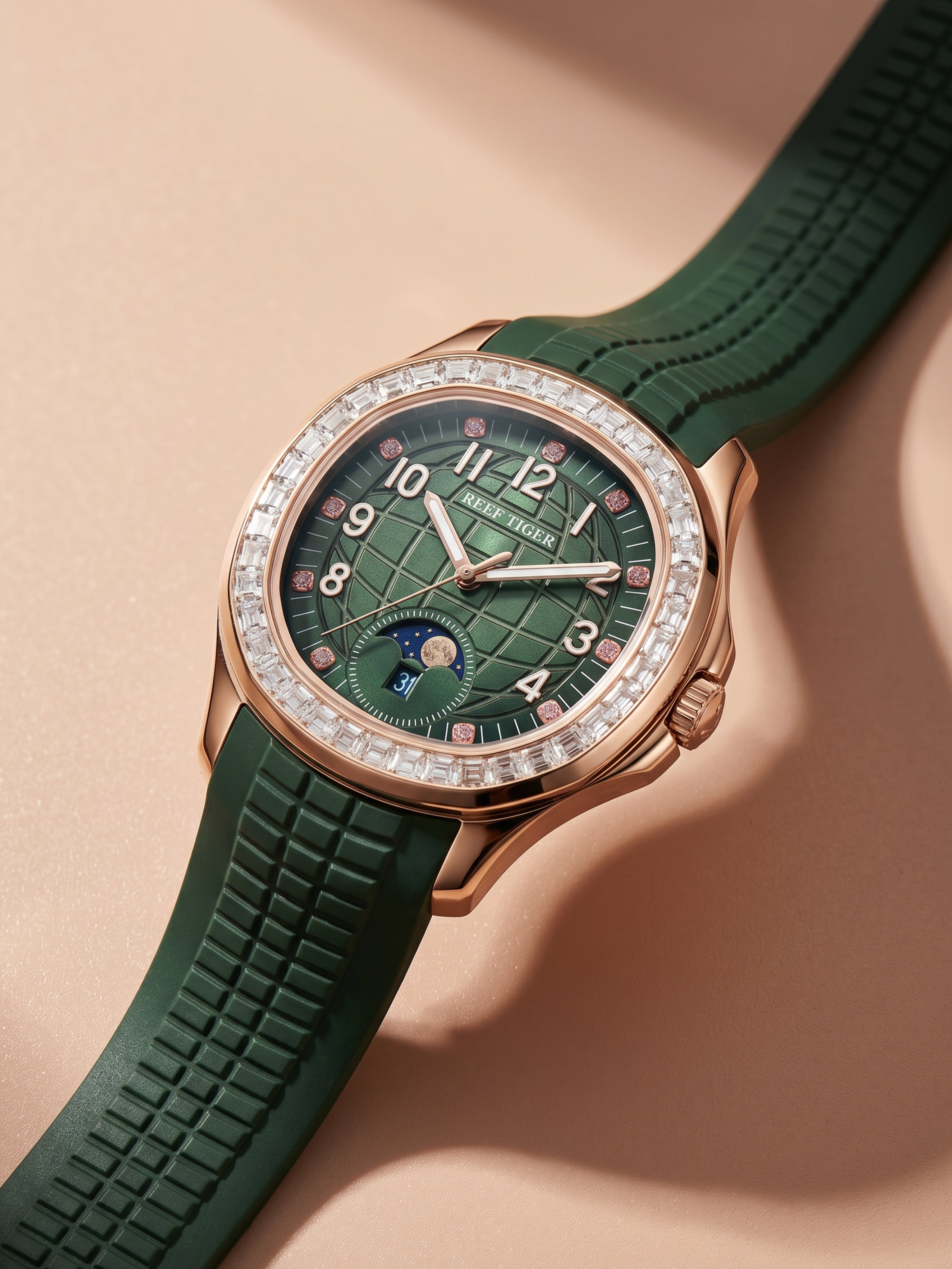 GJR Aquanautic Baguette – Rose Emerald