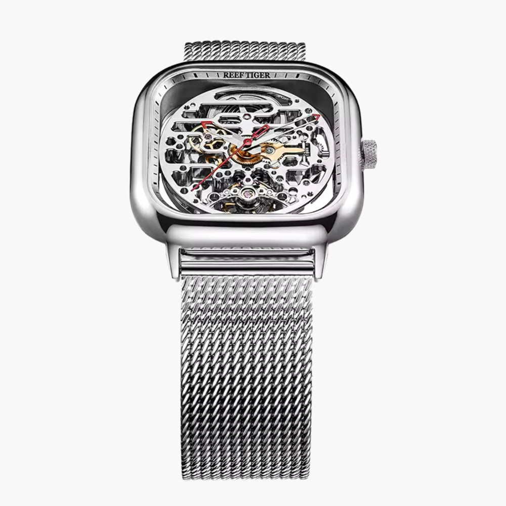 GJR Square Skeleton - Silver Steel