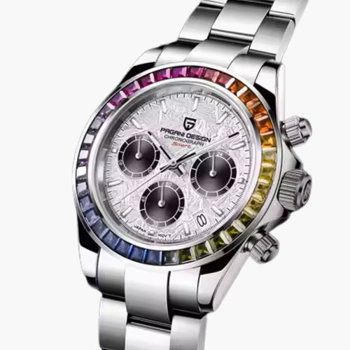 GJR Rainbow Chronograph - Meteorite