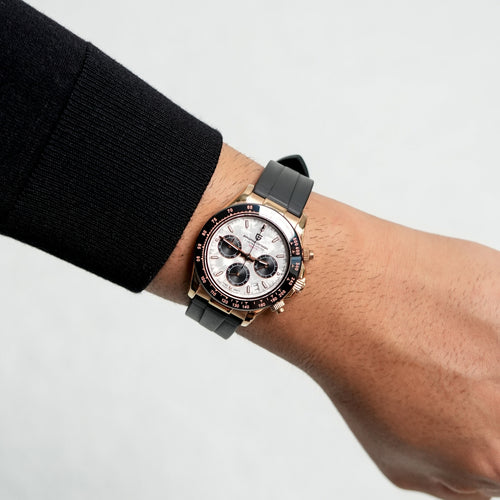 GJR OdyxFlex Chronograph - Rose Gold Meteorite