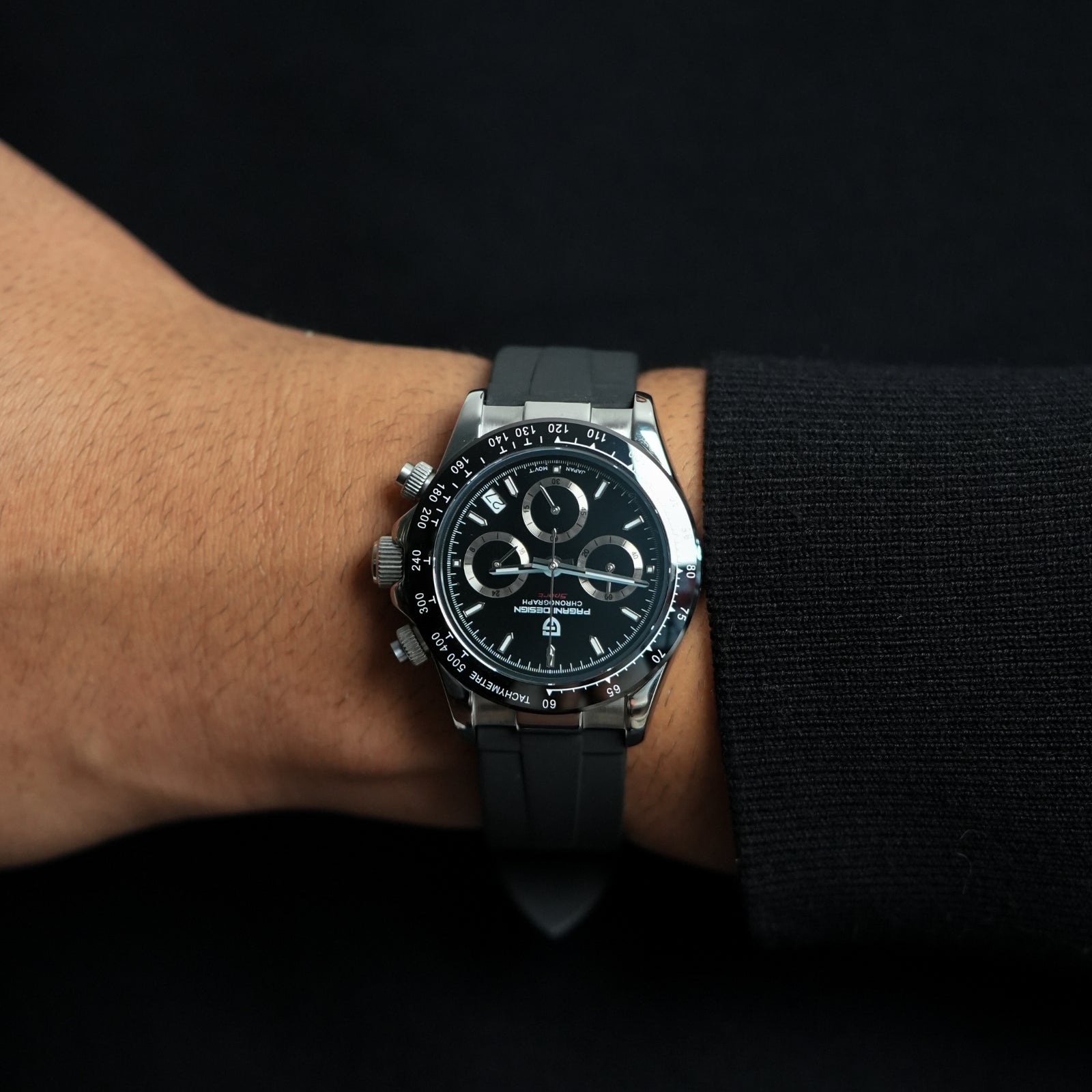 GJR OdyxFlex Chronograph Black Phantom