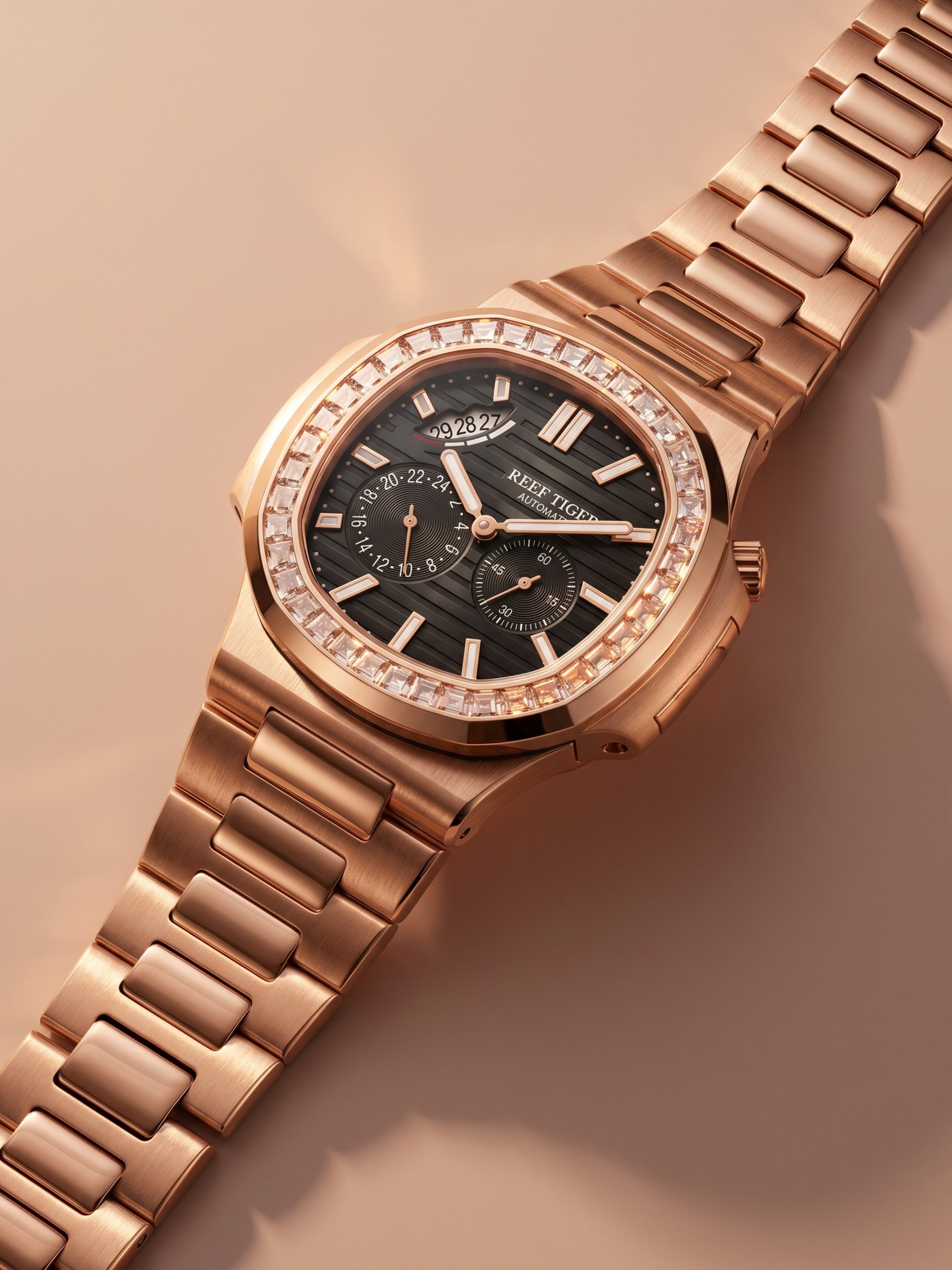 GJR Nautic Baguette – Rose Onyx