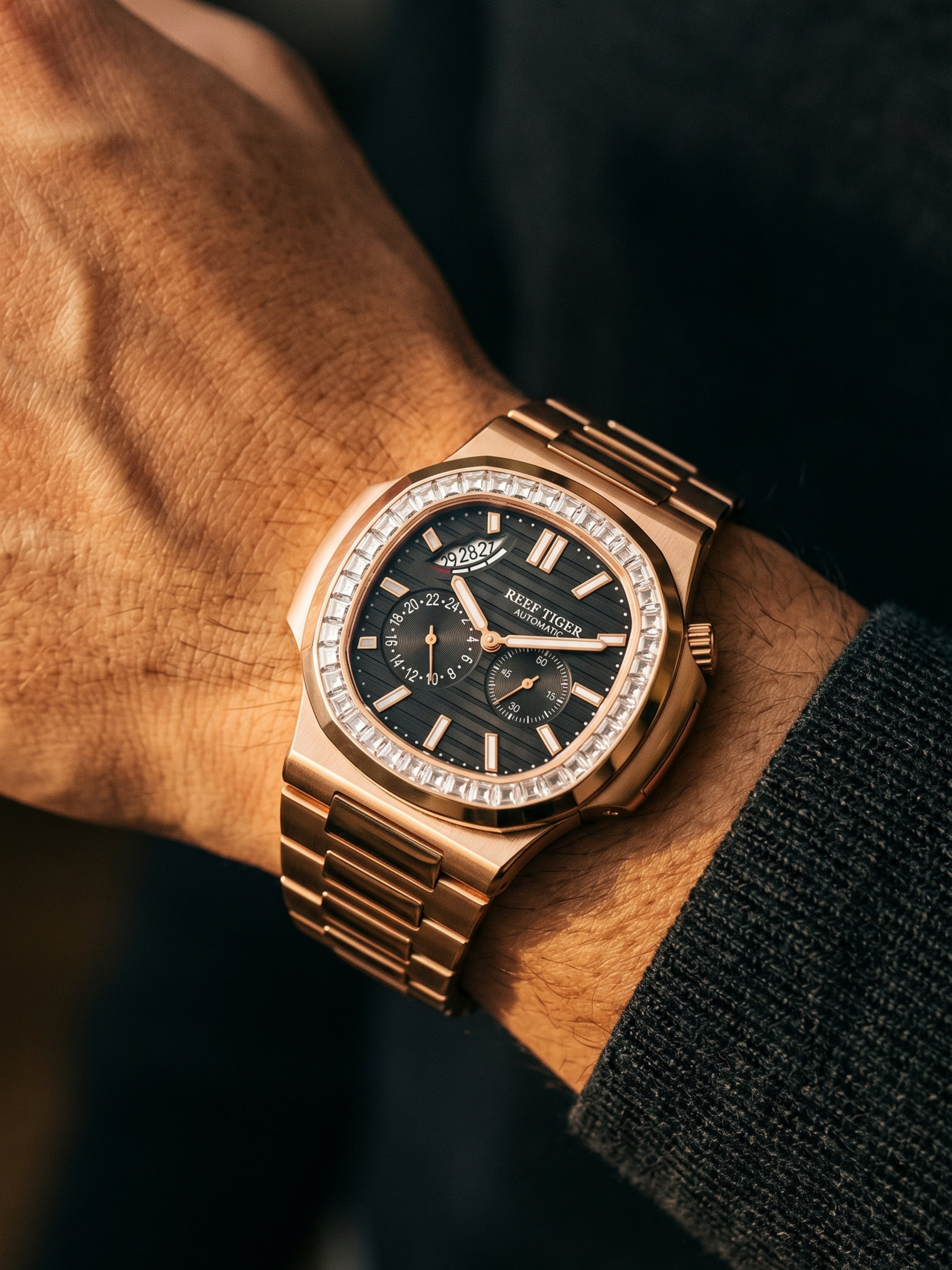 GJR Nautic Baguette – Rose Onyx