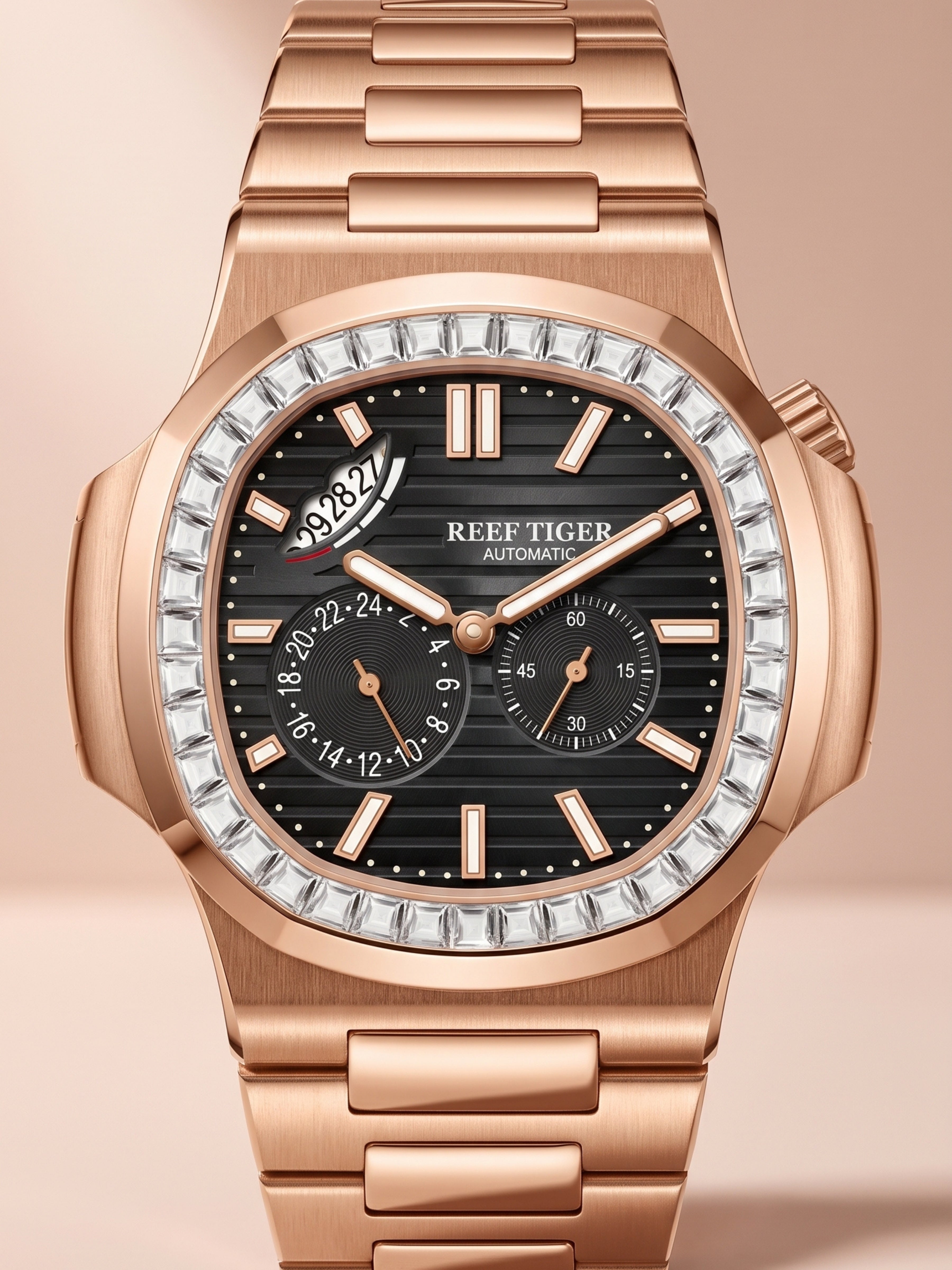 GJR Nautic Baguette – Rose Onyx